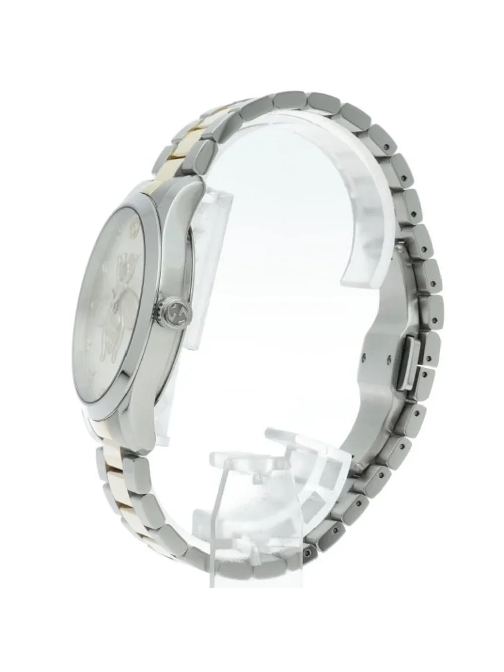 Gucci G-timeless Watch 126.4 SS Silver Polished
